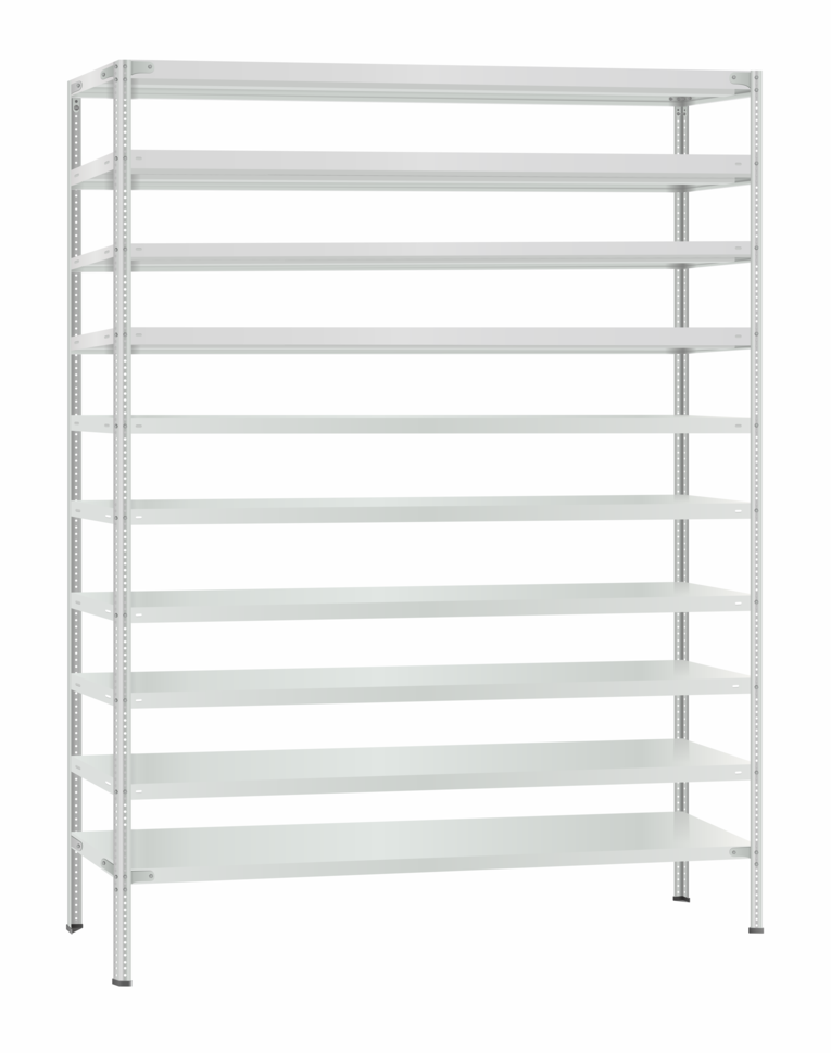 Стеллаж металлический Титан МС-500 2400х1500х400 10 полок купить в Самаре Стеллаж металлический Титан МС-500 2400х1500х400 10 полок купить в Самаре