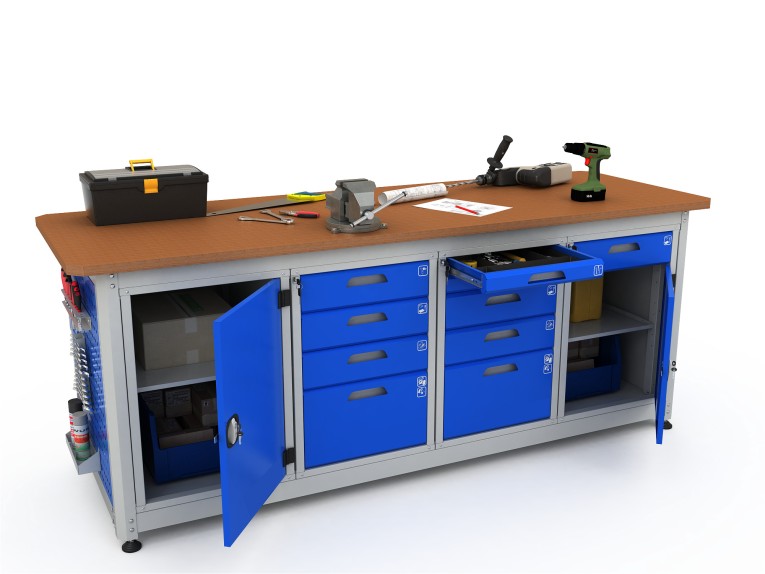 Верстак четырехтумбовый COMBAT 41452.2340 купить в Самаре Верстак четырехтумбовый COMBAT 41452.2340 купить в Самаре