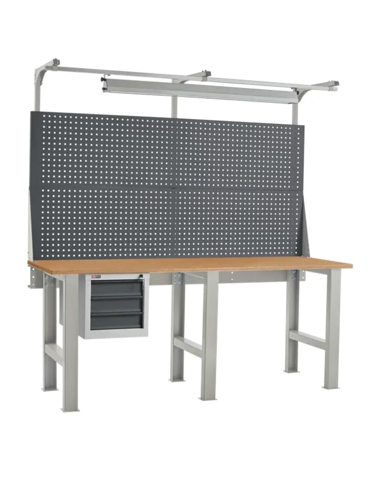 Верстак ДиКом ВЛ-200-02-Ф+Э3 со светильником купить в Самаре Верстак ДиКом ВЛ-200-02-Ф+Э3 со светильником купить в Самаре