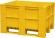 BoxPallet 1200х1000х740 мм сплошной желтый купить в Самаре