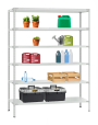 Стеллаж металлический Титан МС-900 1800x1000x500 6 полок Стеллаж металлический Титан МС-900 1800x1000x500 6 полок