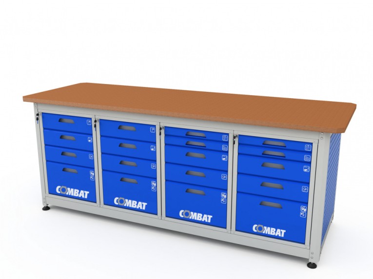 Верстак четырехтумбовый COMBAT 44455.2340 купить в Самаре Верстак четырехтумбовый COMBAT 44455.2340 купить в Самаре
