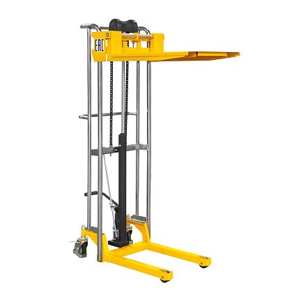 Ручной гидравлический штабелер SDDJS1500 (400 кг; 1,5 м; с вилами и площадкой) SMARTLIFT (SMART) купить в Самаре Ручной гидравлический штабелер SDDJS1500 (400 кг; 1,5 м; с вилами и площадкой) SMARTLIFT (SMART) купить в Самаре