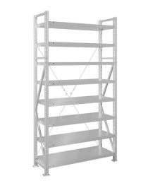 Стеллаж MS U 2500x700x600 8 полок (350 кг, металл)