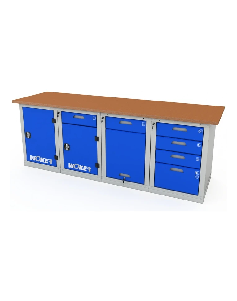 Верстак четырехтумбовый WOKER PRO 41224.2400 купить в Самаре Верстак четырехтумбовый WOKER PRO 41224.2400 купить в Самаре