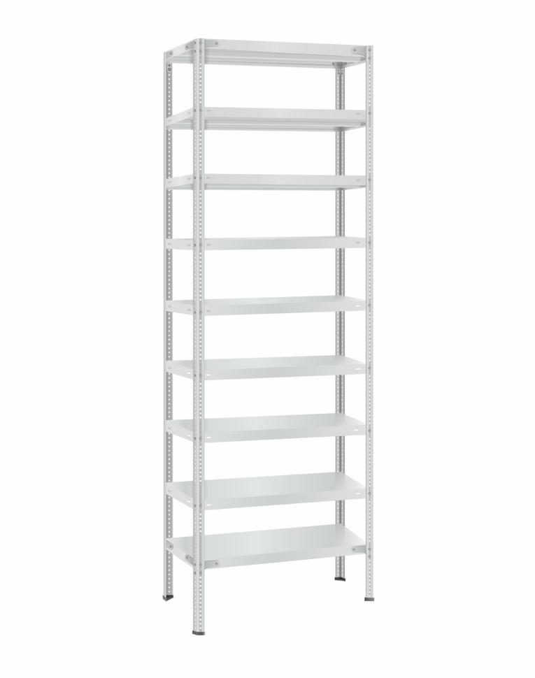 Стеллаж металлический Титан МС-500 2400х700х600 9 полок купить в Самаре Стеллаж металлический Титан МС-500 2400х700х600 9 полок купить в Самаре