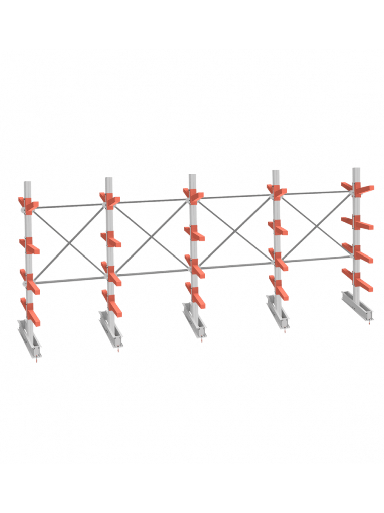 СТ-062 Стеллаж двухсторонний 4 яруса купить в Самаре СТ-062 Стеллаж двухсторонний 4 яруса купить в Самаре