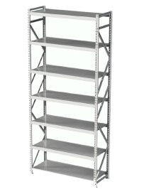 Стеллаж MS Profi 3000х900х400 7 полок Стеллаж MS Profi 3000х900х400 7 полок