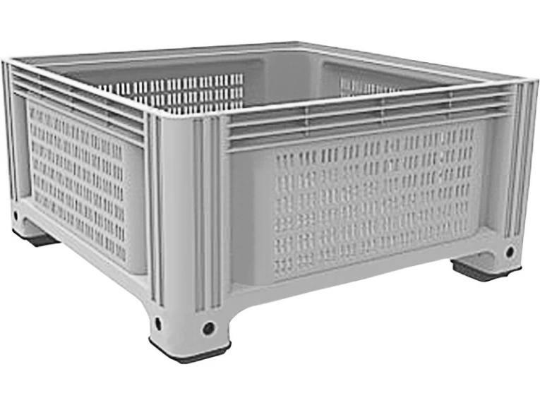 D-Box 1130 P 1130x1130x580 мм перфорированный серый на ножках купить в Самаре D-Box 1130 P 1130x1130x580 мм перфорированный серый на ножках купить в Самаре