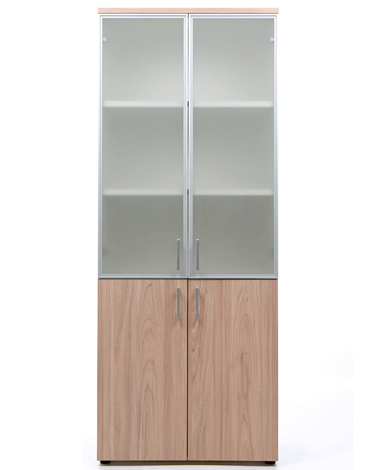 Шкаф NW 2080/2G со стеклом вяз натуральный/бежевый купить в Самаре Шкаф NW 2080/2G со стеклом вяз натуральный/бежевый купить в Самаре