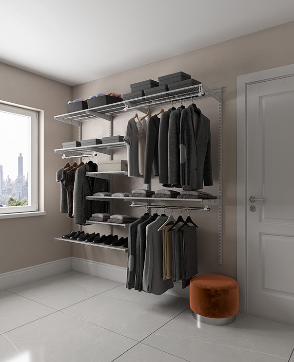 Гардеробная система Практик Home Max G210 белая купить в Самаре Гардеробная система Практик Home Max G210 белая купить в Самаре