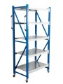 Стеллаж мобильный БиКом СТ-4 250x210x40 5 полок Стеллаж мобильный БиКом СТ-4 250x210x40 5 полок