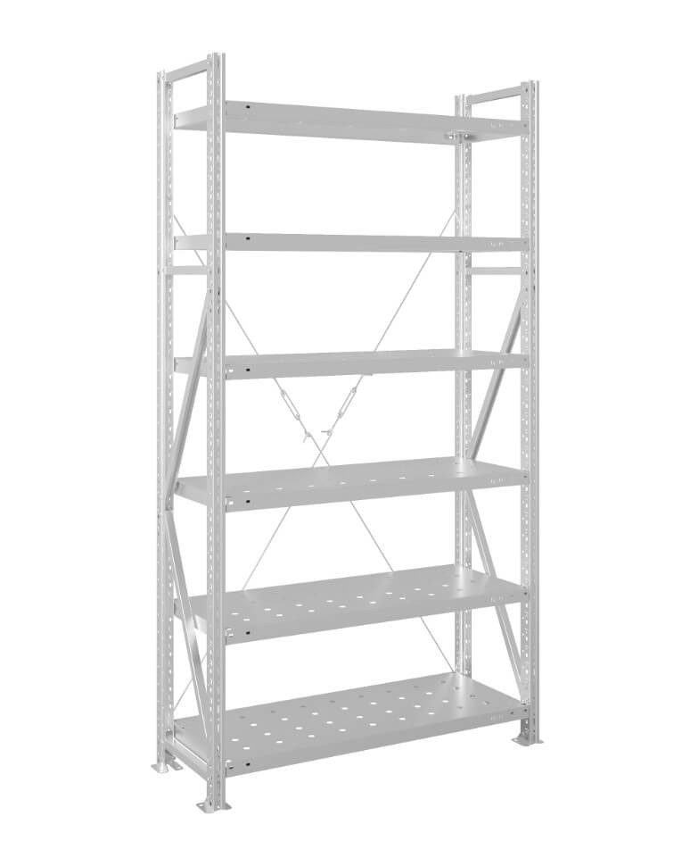 Стеллаж MS U 3000x1200x400 6 полок (350 кг, перф) купить в Самаре Стеллаж MS U 3000x1200x400 6 полок (350 кг, перф) купить в Самаре