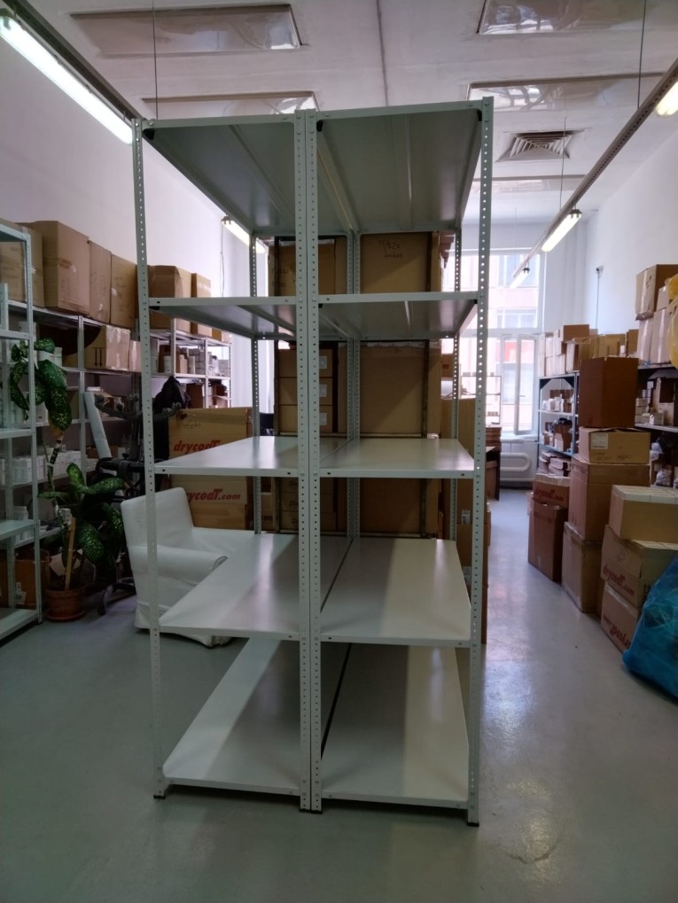 Стеллаж металлический Титан МС-500 2000х1000х600 5 полок купить в Самаре Стеллаж металлический Титан МС-500 2000х1000х600 5 полок купить в Самаре