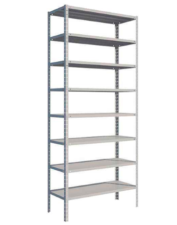 Стеллаж MS Strong 2550х1200х600 8 полок купить в Самаре