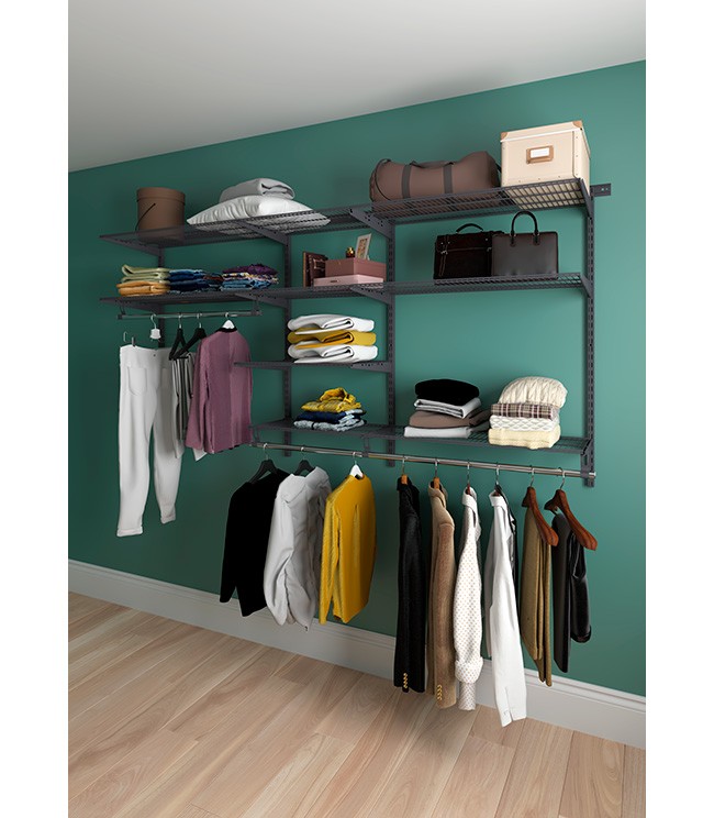 Гардеробная система Практик Home Optima G240 графит купить в Самаре Гардеробная система Практик Home Optima G240 графит купить в Самаре