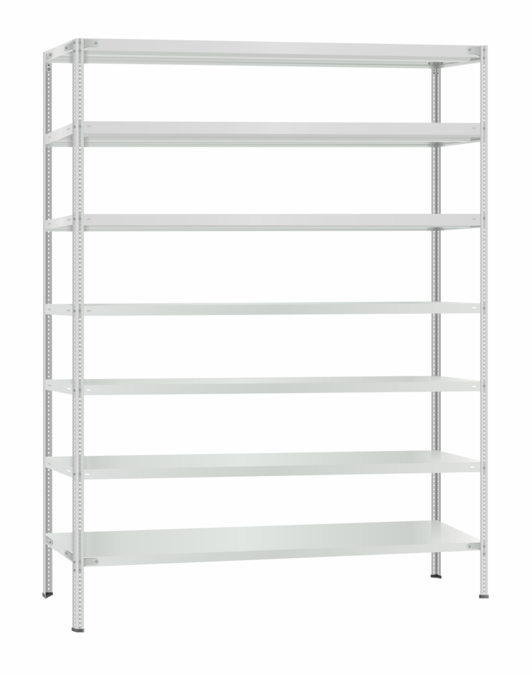 Стеллаж металлический Титан МС-500 3000х1500х300 7 полок купить в Самаре Стеллаж металлический Титан МС-500 3000х1500х300 7 полок купить в Самаре