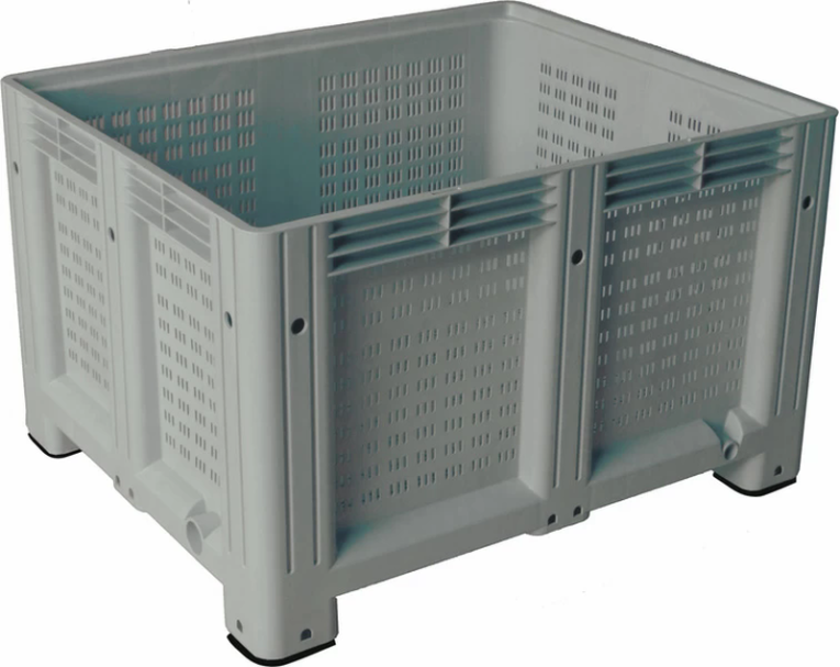 Big Box 1200x1000x580 мм перфорированный на ножках серый купить в Самаре Big Box 1200x1000x580 мм перфорированный на ножках серый купить в Самаре