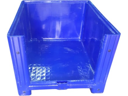 Big Box 1200х1000х760 сплошной, на ножках, с полубоковиной синий купить в Самаре