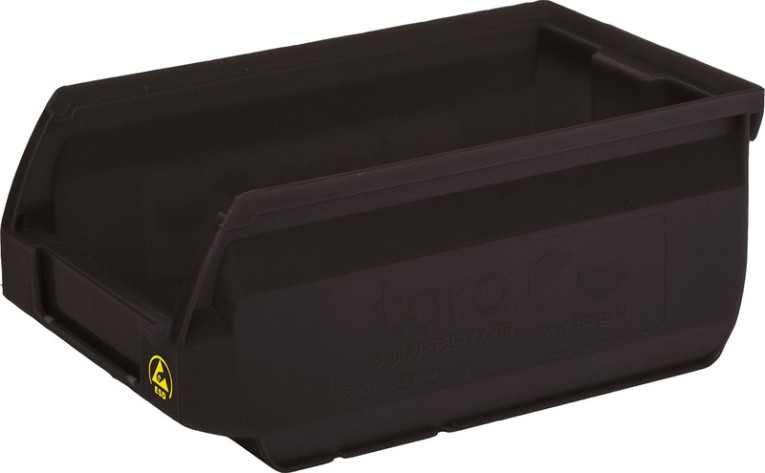 Ящик Sanremo 170х105х75 PP, черный антистатичный купить в Самаре