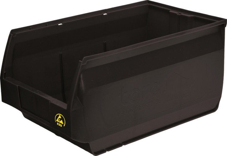 Ящик Venezia 500х310х250 PP, черный антистатичный купить в Самаре Ящик Venezia 500х310х250 PP, черный антистатичный купить в Самаре