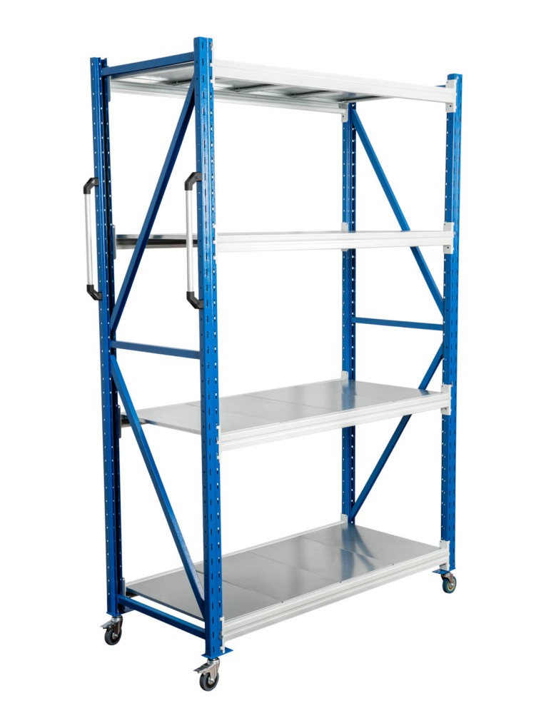 Стеллаж мобильный БиКом СТ-4 250x180x60 4 полки купить в Самаре Стеллаж мобильный БиКом СТ-4 250x180x60 4 полки купить в Самаре