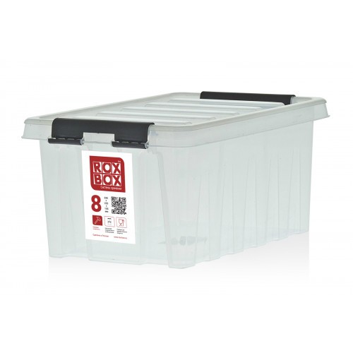 Контейнер Rox Box Original 8 (335х220х155 мм с крышкой и клипсами прозрачный) купить в Самаре