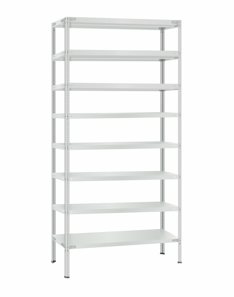 Стеллаж металлический Титан МС-500 2400х1000х600 8 полок купить в Самаре Стеллаж металлический Титан МС-500 2400х1000х600 8 полок купить в Самаре