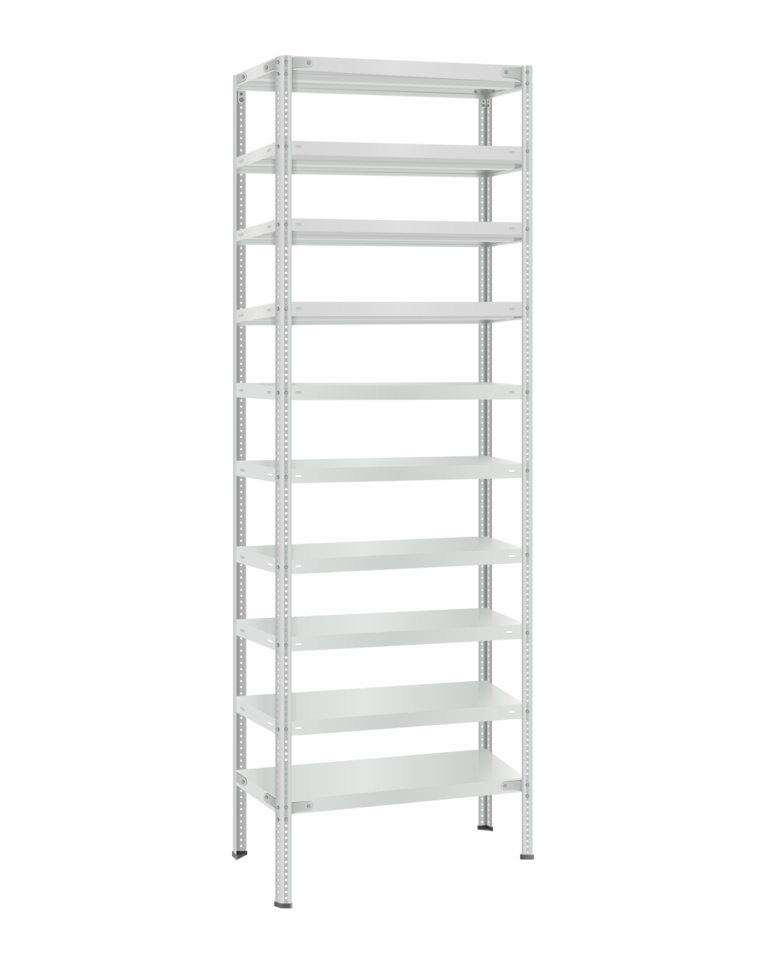 Стеллаж металлический Титан МС-500 2300х700х400 10 полок купить в Самаре Стеллаж металлический Титан МС-500 2300х700х400 10 полок купить в Самаре