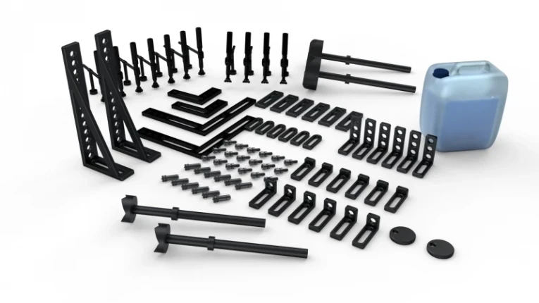 Набор оснастки для сварочного стола №3: Стандартный (84 предмета) купить в Самаре Набор оснастки для сварочного стола №3: Стандартный (84 предмета) купить в Самаре