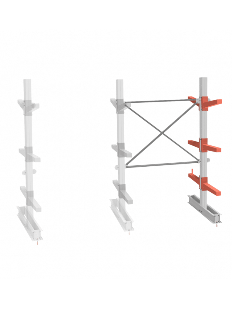 СТ-062 Стеллаж двухсторонний 3 яруса ДОП. купить в Самаре СТ-062 Стеллаж двухсторонний 3 яруса ДОП. купить в Самаре