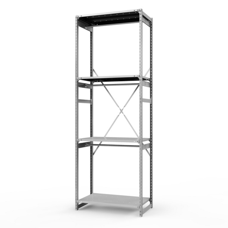 Стеллаж металлический ТСУ Универсал, 3000х1060х500 мм.Штанги: 3шт. Полки: металл усил. перф. 4 шт. купить в Самаре Стеллаж металлический ТСУ Универсал, 3000х1060х500 мм.Штанги: 3шт. Полки: металл усил. перф. 4 шт. купить в Самаре