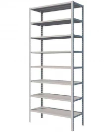 Стеллаж MS Standart 2200х1000х250 8 полок Стеллаж MS Standart 2200х1000х250 8 полок