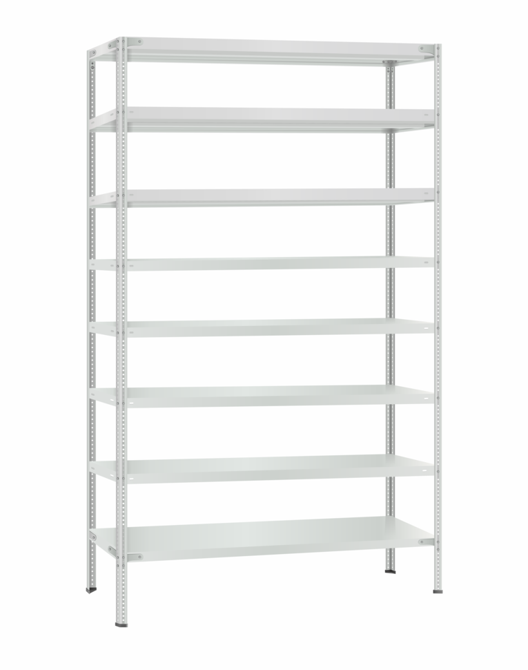 Стеллаж металлический Титан МС-500 2400х1200х300 8 полок купить в Самаре