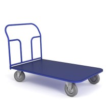 Тележка платформенная ТП 6 (г/п 450 кг, 1200x800 мм, колеса серая резина 160 мм) Тележка платформенная ТП 6 (г/п 450 кг, 1200x800 мм, колеса серая резина 160 мм)