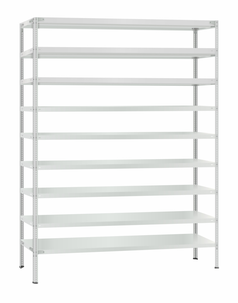 Стеллаж металлический Титан МС-500 2300х1500х400 9 полок купить в Самаре Стеллаж металлический Титан МС-500 2300х1500х400 9 полок купить в Самаре