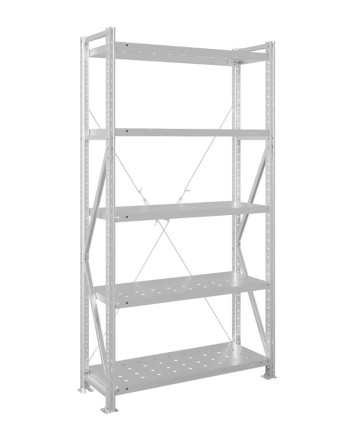 Стеллаж MS U 2000x1200x800 5 полок (350 кг, перф) купить в Самаре