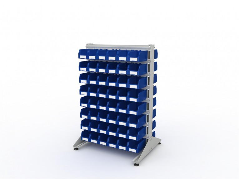 Стеллаж для пластиковых лотков SORTEX двухсторонний 1500x1000x800.02 купить в Самаре Стеллаж для пластиковых лотков SORTEX двухсторонний 1500x1000x800.02 купить в Самаре