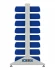 Стеллаж для пластиковых лотков SORTEX двухсторонний 1500x1000x800.02 купить в Самаре