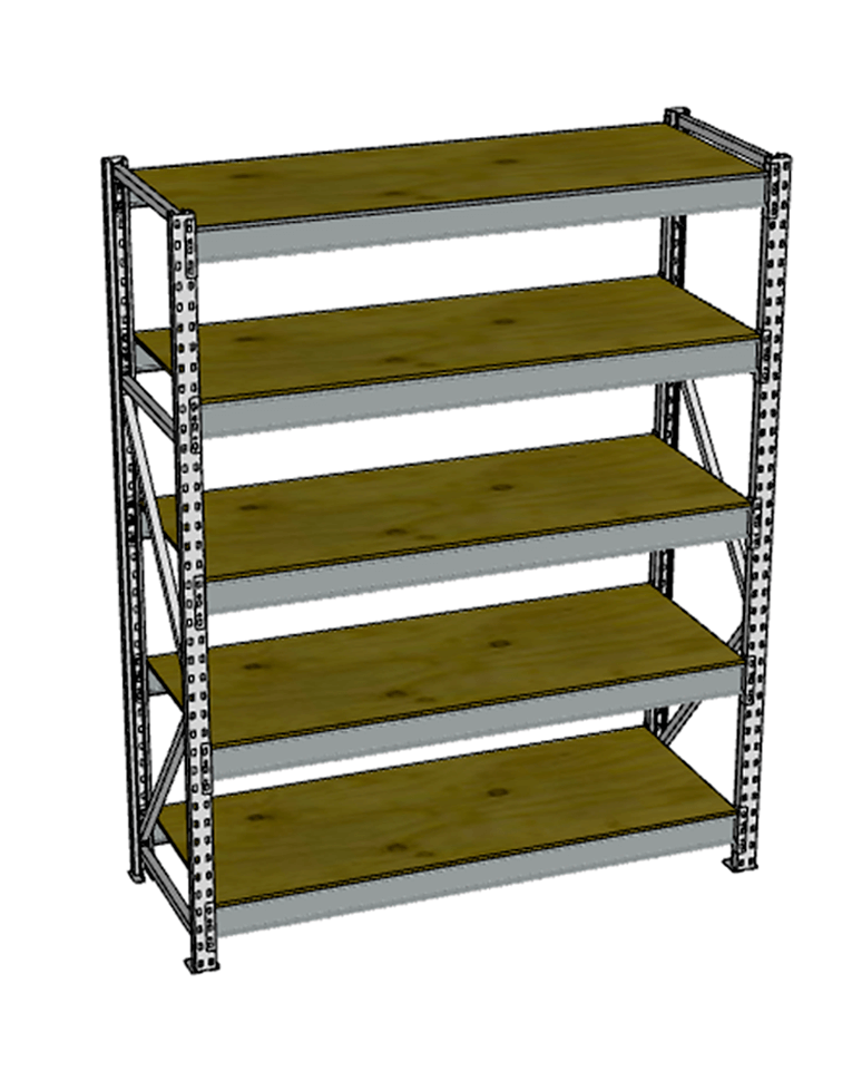 Стеллаж грузовой СГР 3000x1800x1000 5 полок (фанера) купить в Самаре Стеллаж грузовой СГР 3000x1800x1000 5 полок (фанера) купить в Самаре