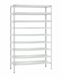 Стеллаж металлический Титан МС-500 2400х1200х400 9 полок Стеллаж металлический Титан МС-500 2400х1200х400 9 полок