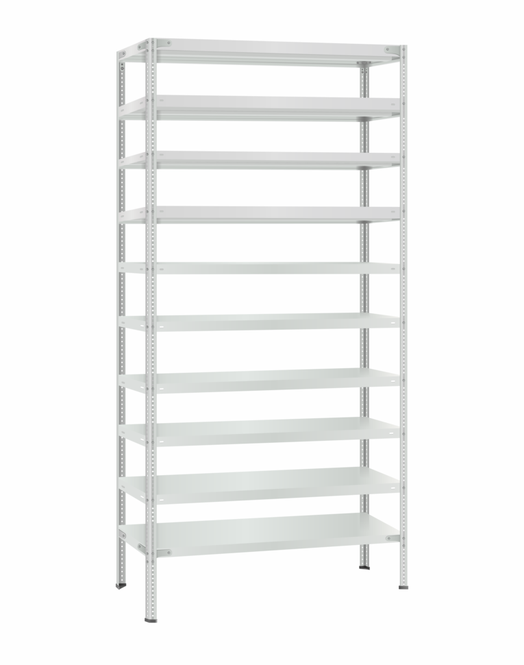 Стеллаж металлический Титан МС-500 3000х1000х300 10 полок купить в Самаре Стеллаж металлический Титан МС-500 3000х1000х300 10 полок купить в Самаре