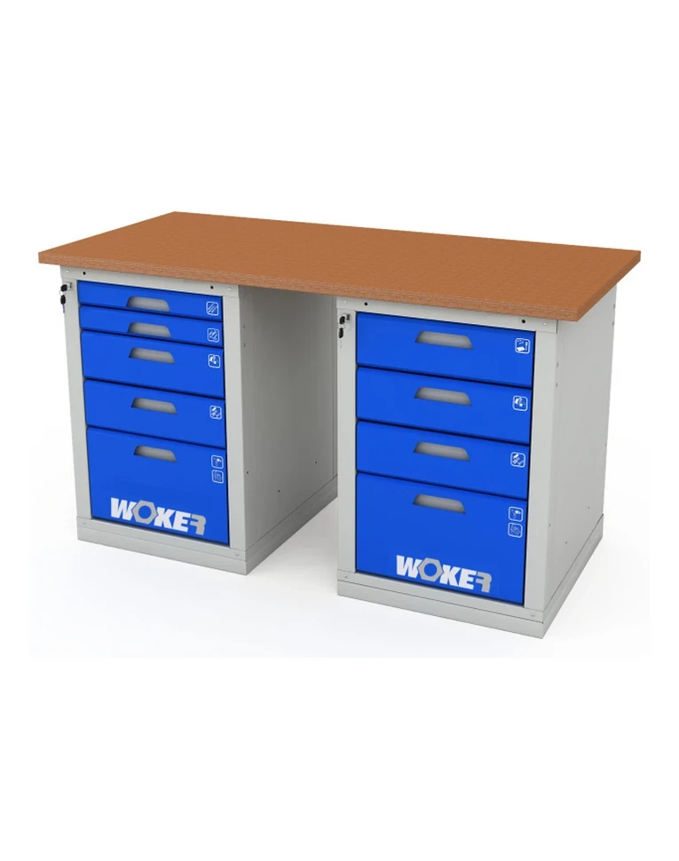 Верстак двухтумбовый WOKER PRO 2504.1500 купить в Самаре