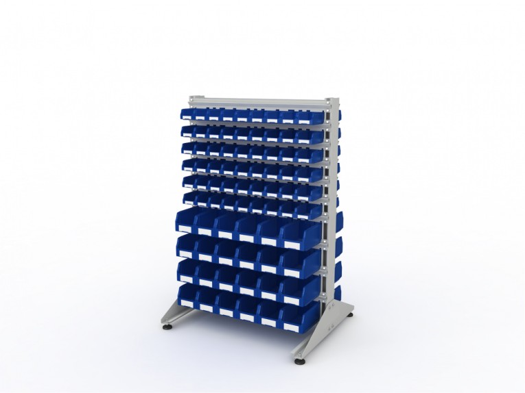 Стеллаж для пластиковых лотков SORTEX двухсторонний 1500x1000x800.04 купить в Самаре Стеллаж для пластиковых лотков SORTEX двухсторонний 1500x1000x800.04 купить в Самаре