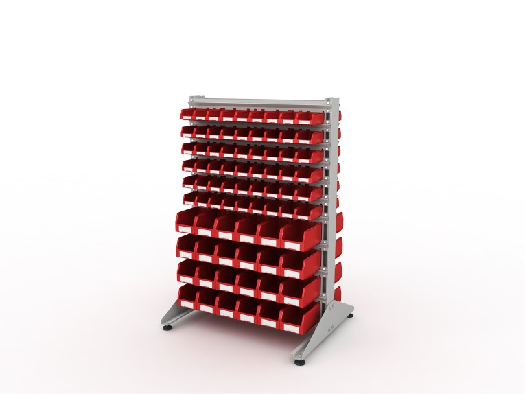 Стеллаж для пластиковых лотков SORTEX двухсторонний 1500x1000x800.04 купить в Самаре Стеллаж для пластиковых лотков SORTEX двухсторонний 1500x1000x800.04 купить в Самаре