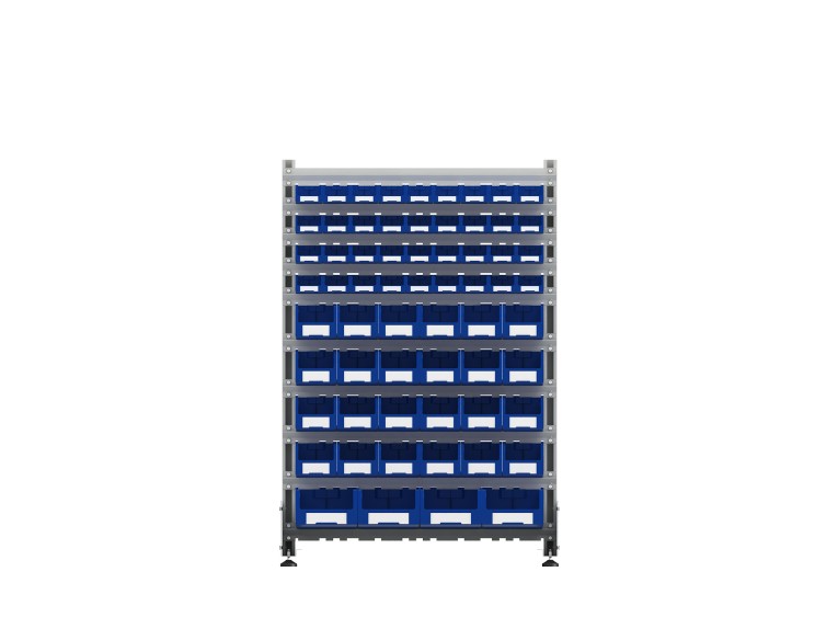 Стеллаж для пластиковых лотков SORTEX двухсторонний 1500x1000x800.05 купить в Самаре Стеллаж для пластиковых лотков SORTEX двухсторонний 1500x1000x800.05 купить в Самаре