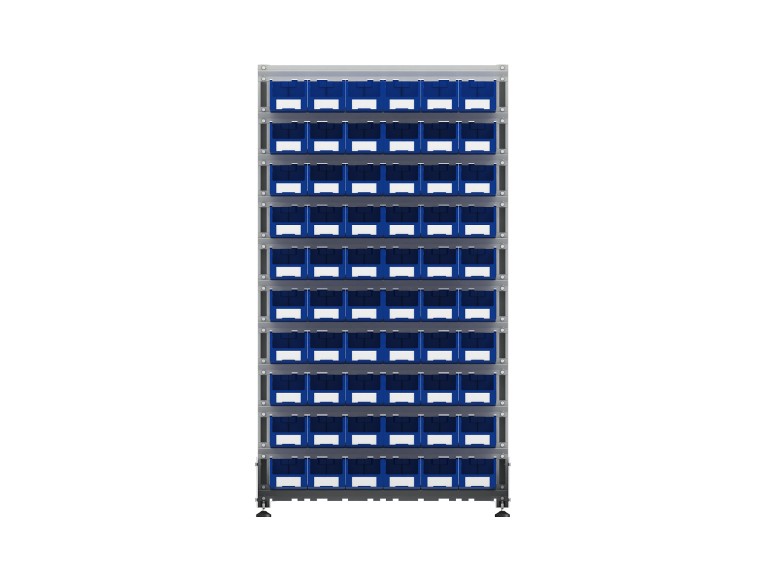 Стеллаж для пластиковых лотков SORTEX двухсторонний 1800x1000x800.02 купить в Самаре Стеллаж для пластиковых лотков SORTEX двухсторонний 1800x1000x800.02 купить в Самаре