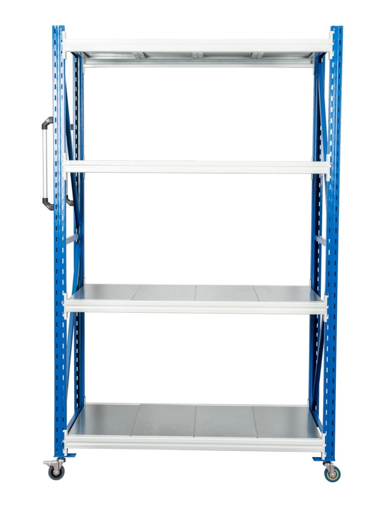 Стеллаж мобильный БиКом СТ-4 250x90x40 4 полки купить в Самаре