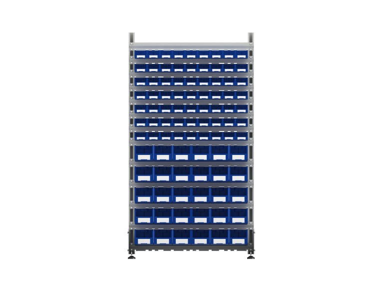 Стеллаж для пластиковых лотков SORTEX двухсторонний 1800x1000x800.04 купить в Самаре Стеллаж для пластиковых лотков SORTEX двухсторонний 1800x1000x800.04 купить в Самаре