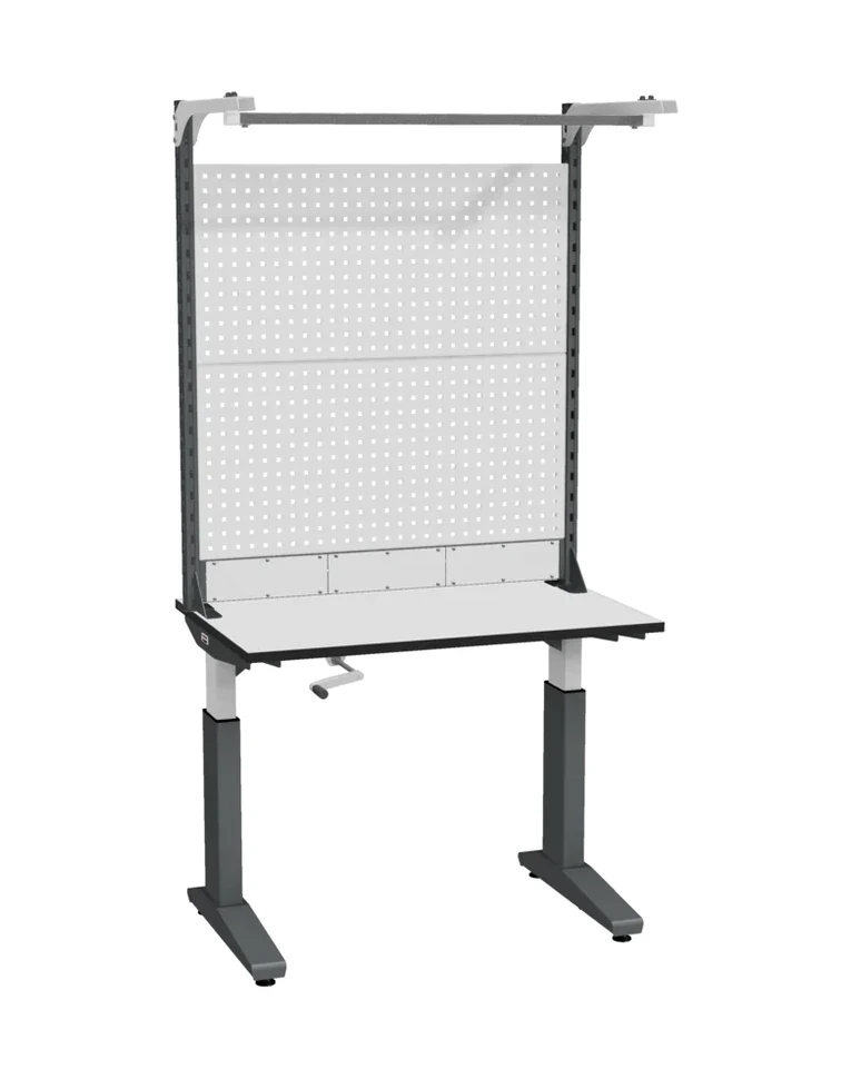 Стол монтажный ДиКом СР-100-01, ESD Thermopal, регулировка ручным приводом, экран Э3 купить в Самаре